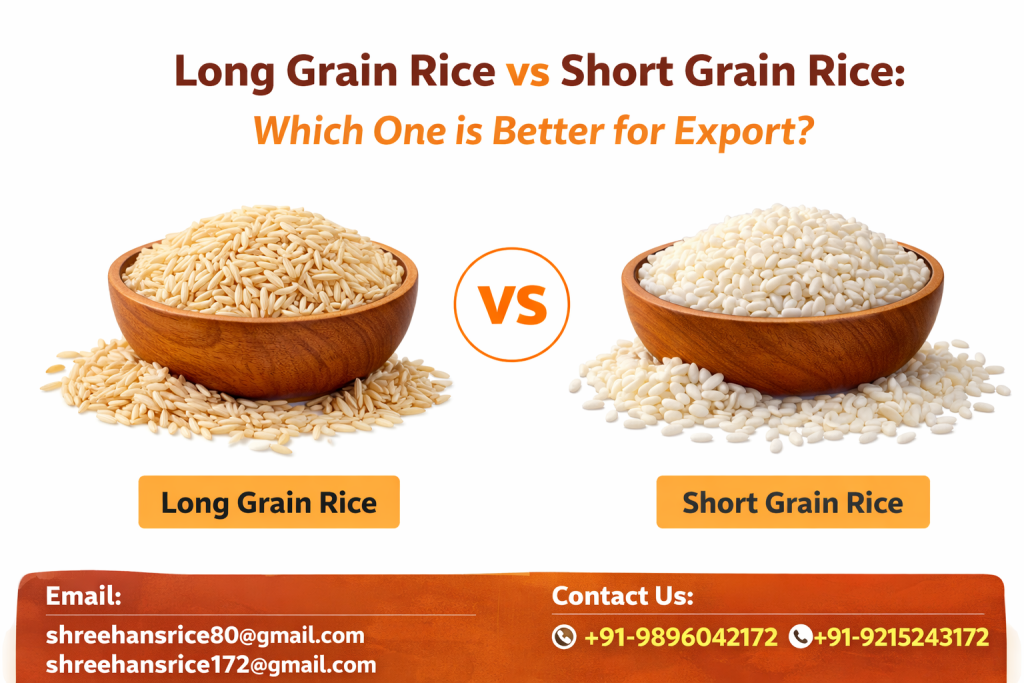 Long Grain Rice vs Short Grain Rice