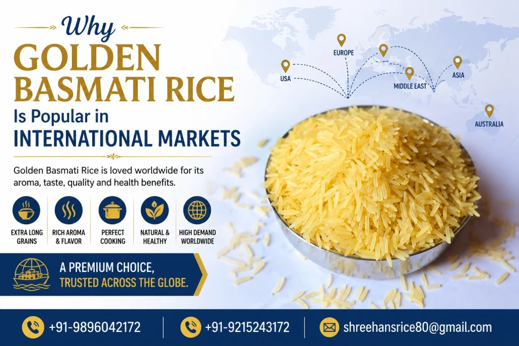 Why Golden Basmati Rice Is Popular in International Markets