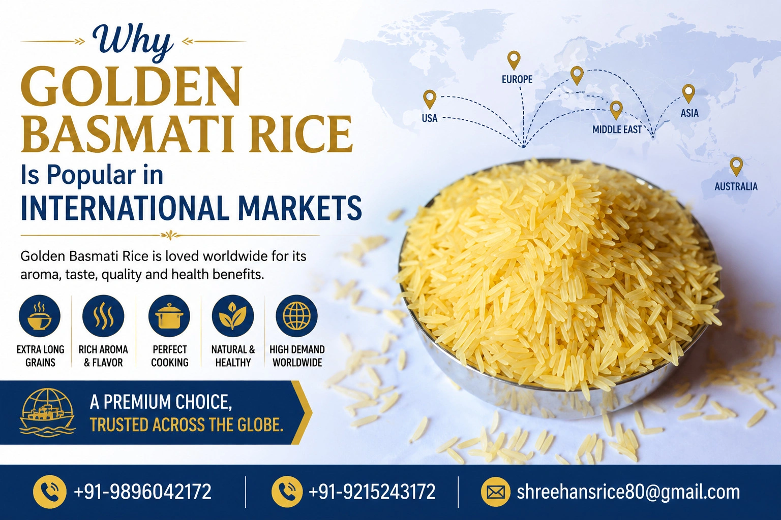 Why Golden Basmati Rice Is Popular in International Markets